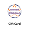 A purple baseball cap with an orange star and arrows design.